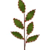 Sprays^Regency Felt Leaf With Peppermint Edge Spray