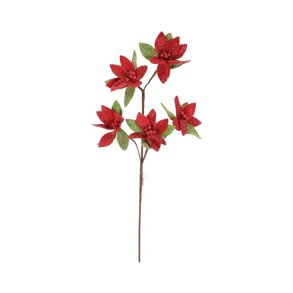 Floral^Direct Export Co. Felt Poinsettia Spray