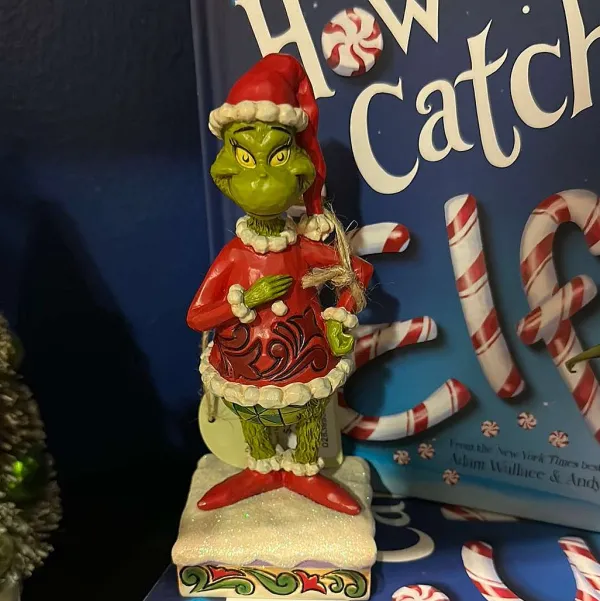 Figurines^Department 56 Fig Happy Grinch, Dept. 56 Village