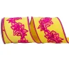 Ribbon^Reliant Ribbon Filigree Embroidery Leaf Vine Ribbon, 4" X 5Yd