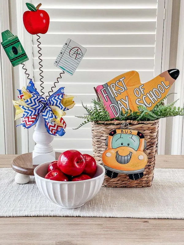 Pot Stakes^The Round Top Collection First & Last Day Of School Reversible Flag