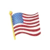 Wall Decor^The Round Top Collection Flag Magnet