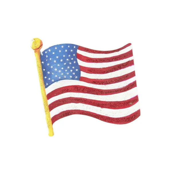 Table Decor^The Round Top Collection Flag Magnet
