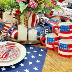 Kitchen & Dining^Happy Everything Flag Shaped Mug By !