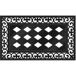 Rugs & Mats^Evergreen Fleur Scroll Sassafras Mat Tray