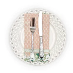 Kitchen & Dining^Two's Company Fleurette Napkins, Set Of 4