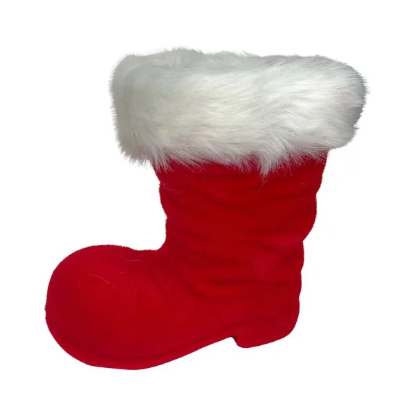Table Decor^180 Degrees Flocked Boot, 8"