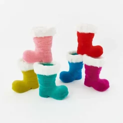 Figurines^180 Degrees Flocked Boot, 10"
