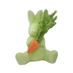 Home Accents^180 Degrees Flocked Bunny With Carrot