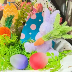 Figurines^180 Degrees Flocked Bunny With Carrot