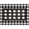 Rugs & Mats^Evergreen Flocked Check Sassafras Mat Tray