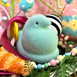 Home Accents^180 Degrees Flocked Chick Peeps, 6