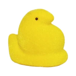 Table Decor^180 Degrees Flocked Chick Peeps, 6
