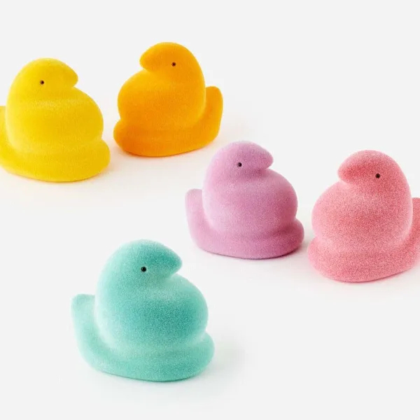 Home Accents^180 Degrees Flocked Chick Peeps, 12"
