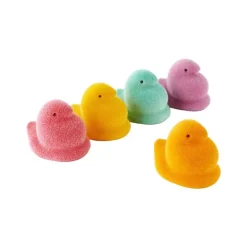 Figurines^180 Degrees Flocked Chick Peeps, 6