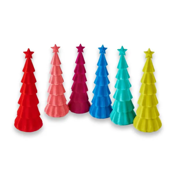 Focal Points^180 Degrees Flocked Christmas Tree