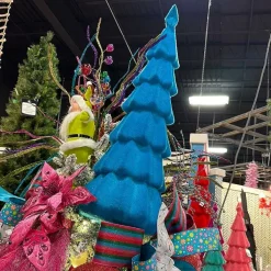 Table Decor^180 Degrees Flocked Christmas Tree