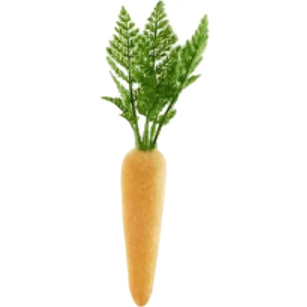 Home Accents^180 Degrees Flocked Colored Carrot