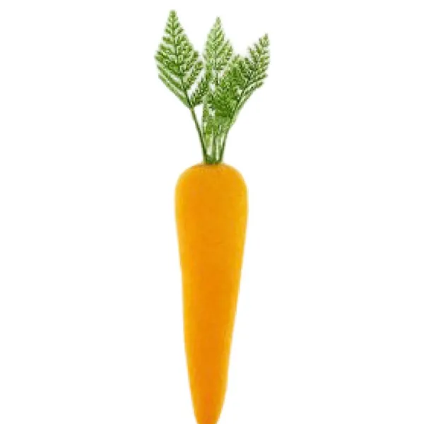 Home Accents^180 Degrees Flocked Colored Carrot