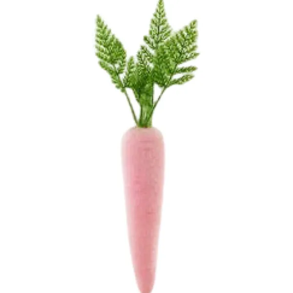 Home Accents^180 Degrees Flocked Colored Carrot