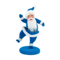 Home Accents^180 Degrees Flocked Dancing Santa On Base