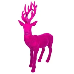 Figurines^180 Degrees Flocked Deer, Large
