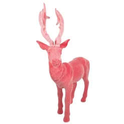 Home Accents^180 Degrees Flocked Deer, Large