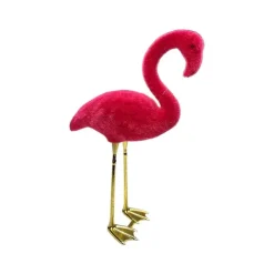 Focal Points^180 Degrees Flocked Flamingo