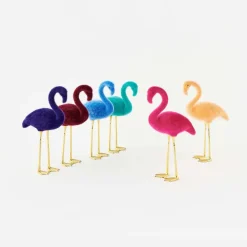 Focal Points^180 Degrees Flocked Flamingo