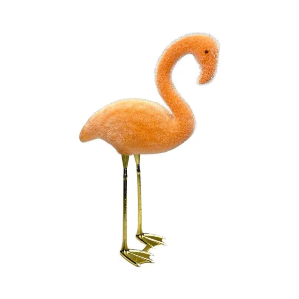 Table Decor^180 Degrees Flocked Flamingo