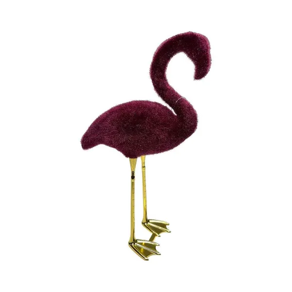 Table Decor^180 Degrees Flocked Flamingo