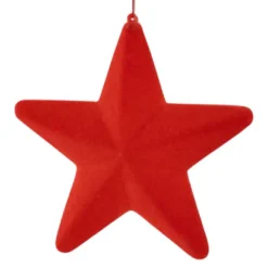 Table Decor^180 Degrees Flocked Hanging Stars, Medium