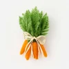 Table Decor^180 Degrees Flocked Orange Carrot Cluster