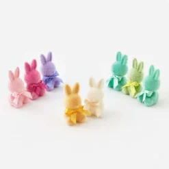Table Decor^180 Degrees Flocked Sitting Bunny, Mini