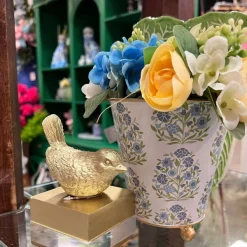 Table Decor^RAZ Floral Cachepot Container