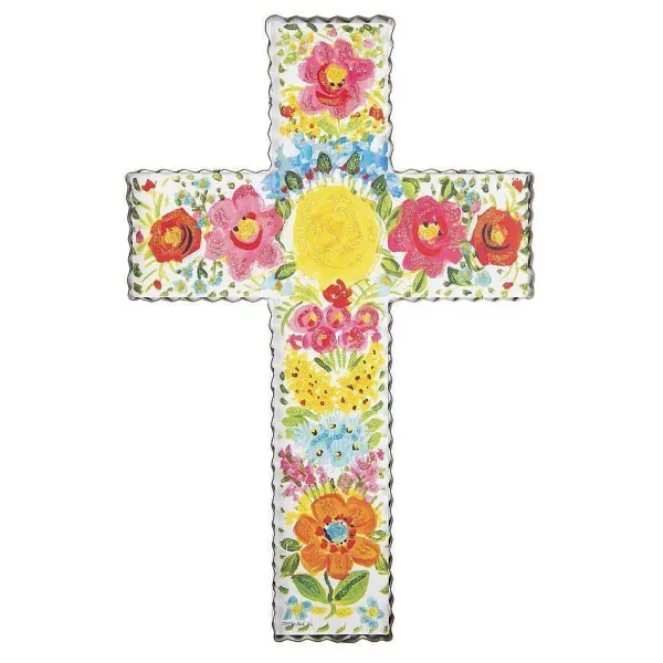 Spring^The Round Top Collection Floral Cross Gallery Art