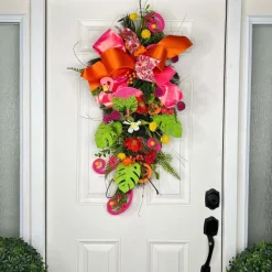 Door Decor^* Floral Frenzy Teardrop
