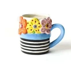 Spring^Happy Everything Flowers Shaped Mug By !