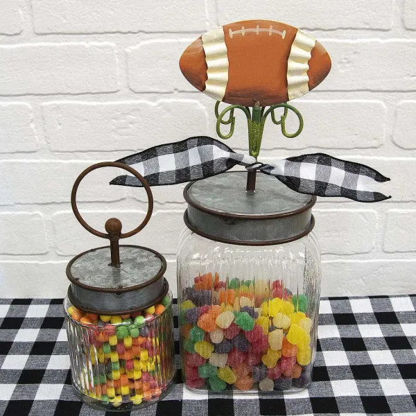 Table Decor^The Round Top Collection Football Finial
