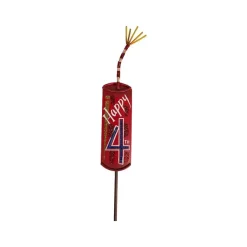 Pot Stakes^The Round Top Collection Fourth Of July Frenzy Stake