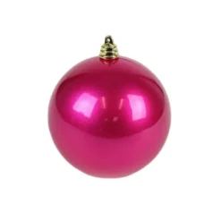 Ball Ornaments^Farrisilk Fuchsia Candy Apple Ball Ornament, 6"