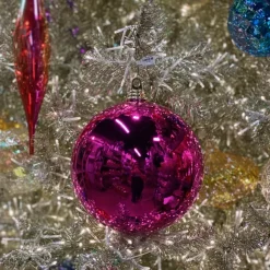 Ball Ornaments^Farrisilk Fuchsia Shiny Ball Ornament, 6