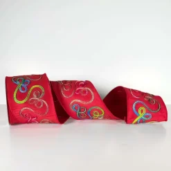 Ribbon^Farrisilk Fuchsia Whimsy Ribbon, 4