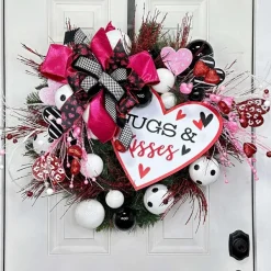 Door Decor^* Full Of Hugs & Kisses Wreath