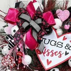 Door Decor^* Full Of Hugs & Kisses Wreath