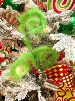 Floral^Liberty Floral Furry Spiral Curly Pick, Lime