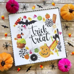 Wall Decor^The Round Top Collection Gallery Trick Or Treat Wreath
