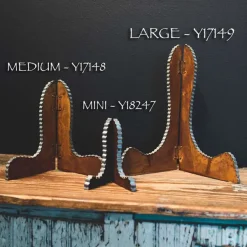 Home Accents^The Round Top Collection Galvanized Rust Easel