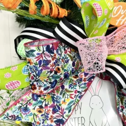 Spring Ribbon^D. Stevens Garden Floral Ribbon 4"X10Yds