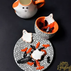 Table Decor^Coton Colors Ghost Embellishment Plate By Happy Everything!
